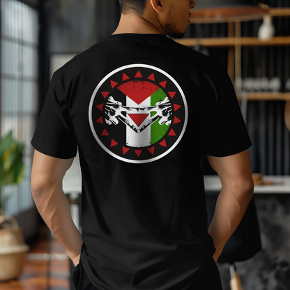 Triangle Target Hand Sign Palestine Resistance Tshirt