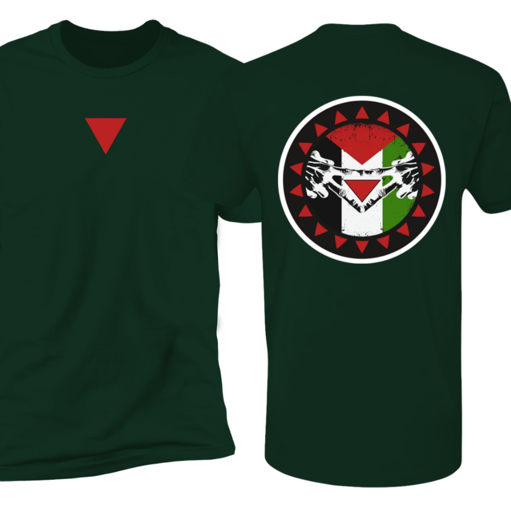 Triangle Target Hand Sign Palestine Resistance Tshirt