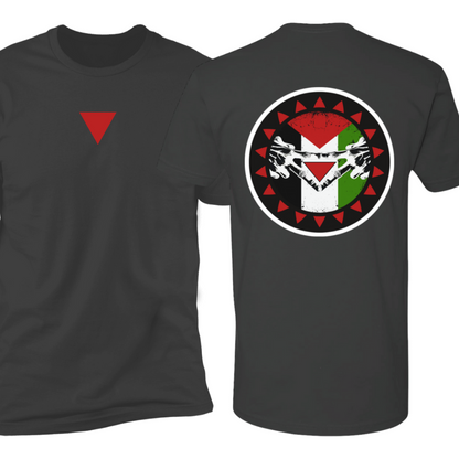 Triangle Target Hand Sign Palestine Resistance Tshirt