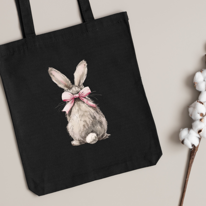 Cute Bunny with a Bow Tote