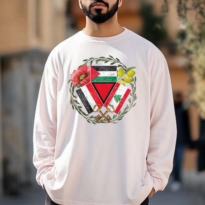 Trilogy of Brothers Palestinian Yemen Lebanon Tshirt