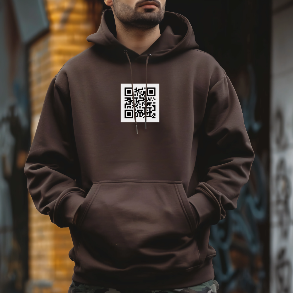 Israel is a Terrorist State QR Code Hoodie