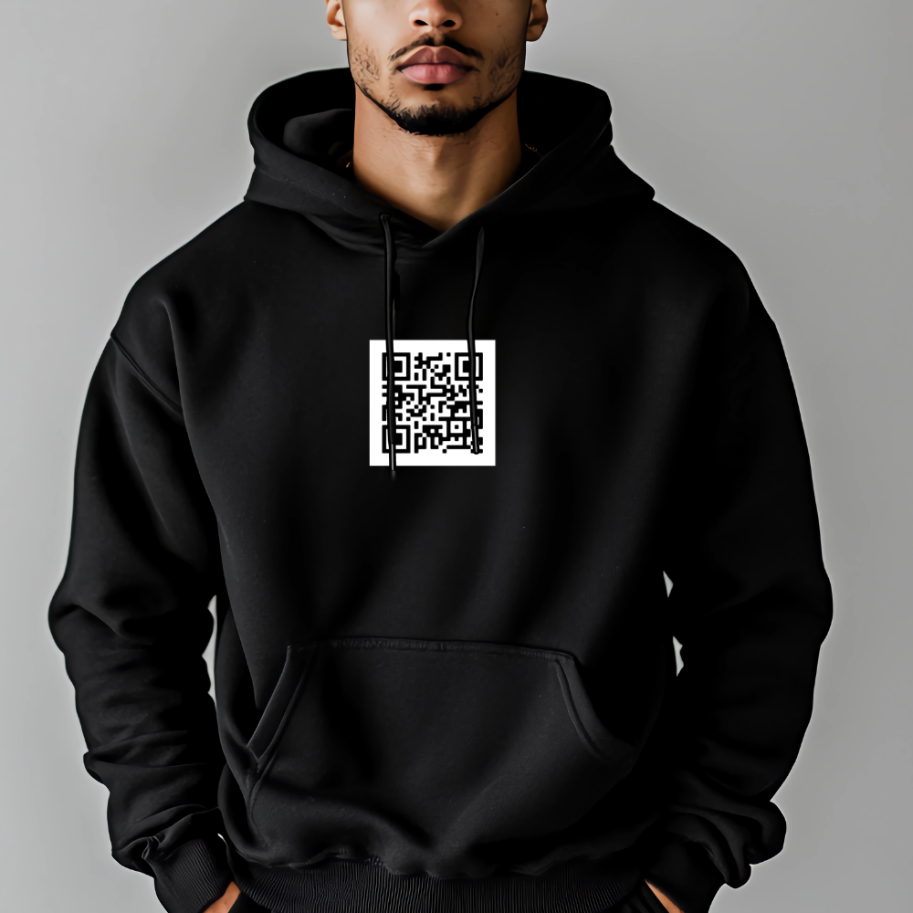 Israel is a Terrorist State QR Code Hoodie