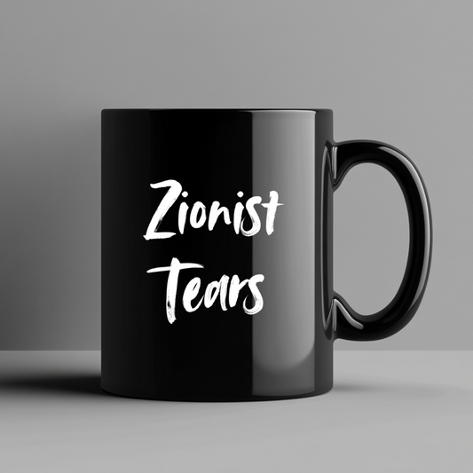 Zionist Tears Black Mug