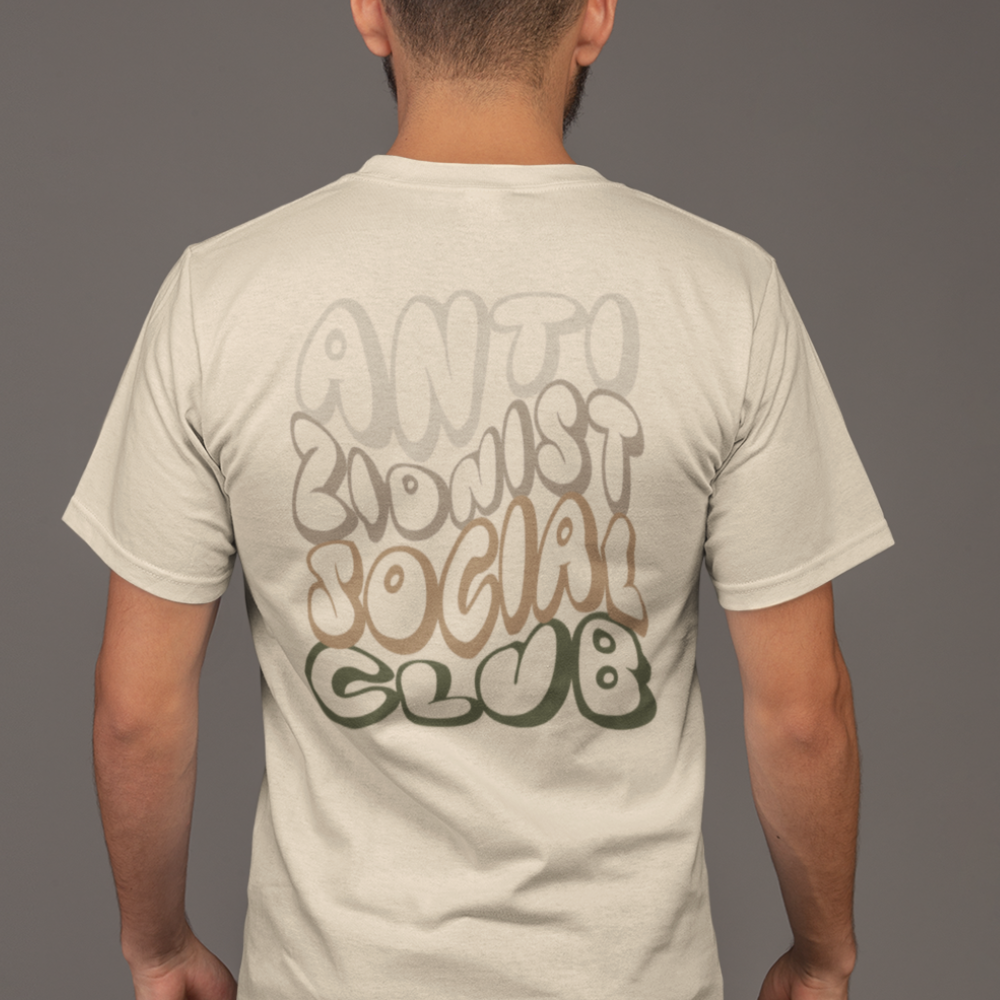 Anti Zionist Social Club Retro Tshirt