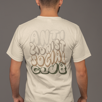 Anti Zionist Social Club Retro Tshirt