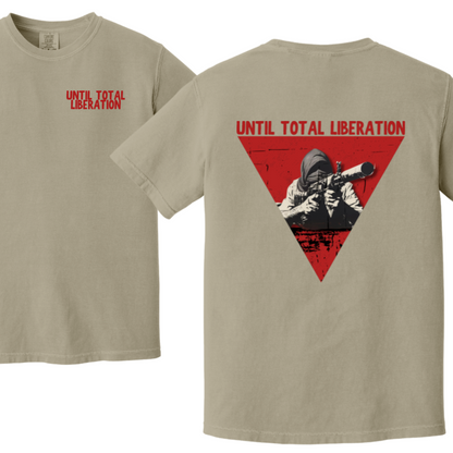 Until Total Liberation Red Triangle Resistance Tshirt