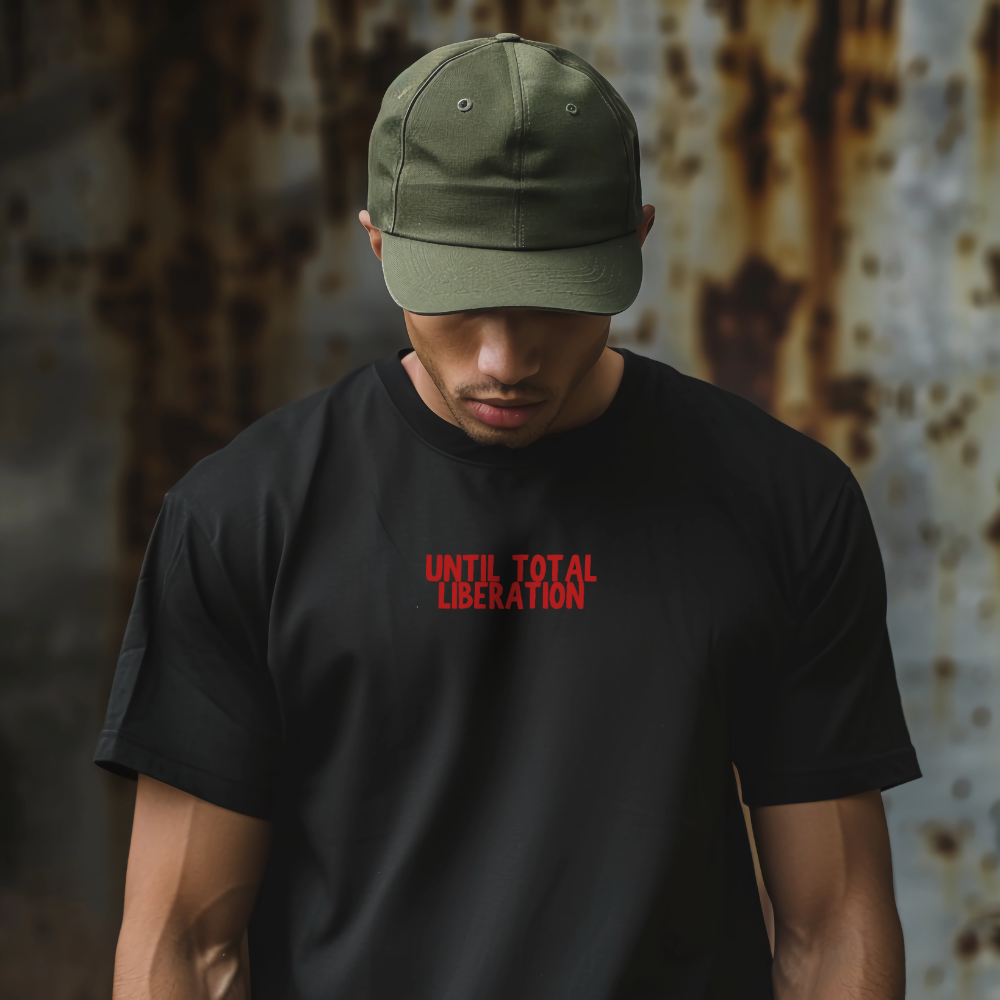 Until Total Liberation Red Triangle Resistance Tshirt