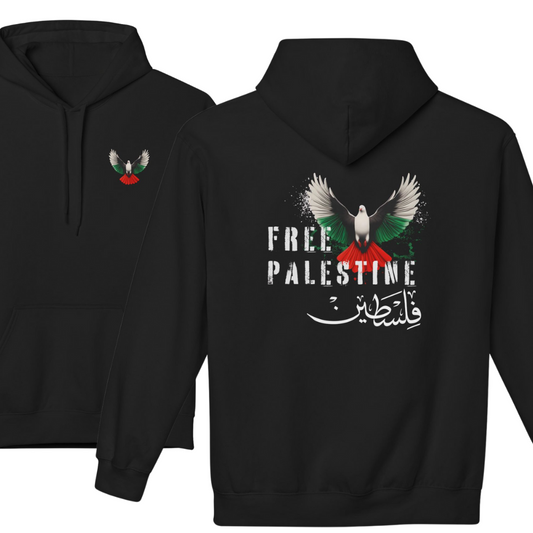 Free Palestine Dove Pullover Hoodie
