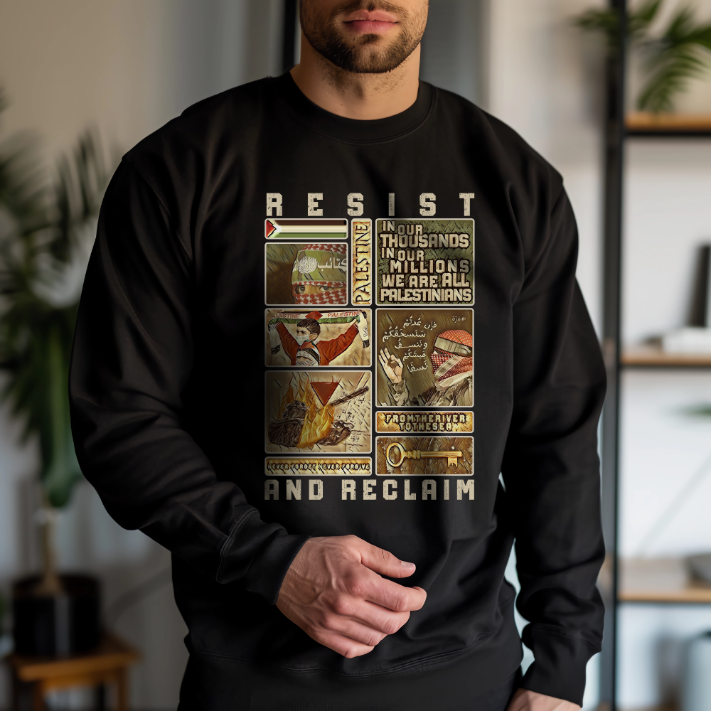 Resist and Reclaim 2 Palestine Long Sleeve Tshirt