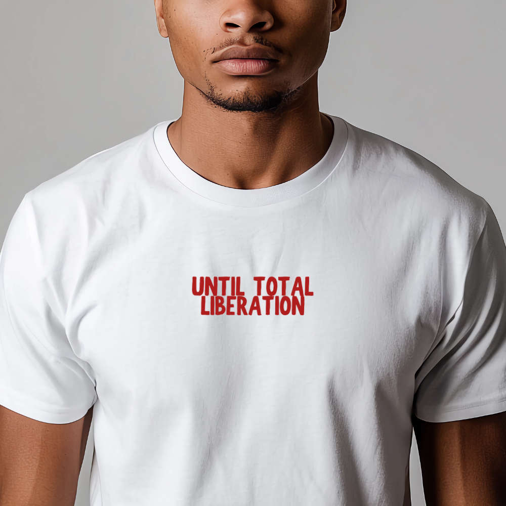 Until Total Liberation Red Triangle Resistance Tshirt