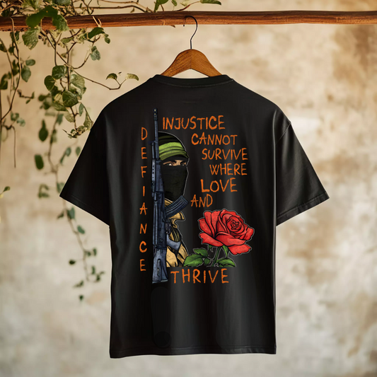 Love and Defiance Palestine Resistance Tshirt