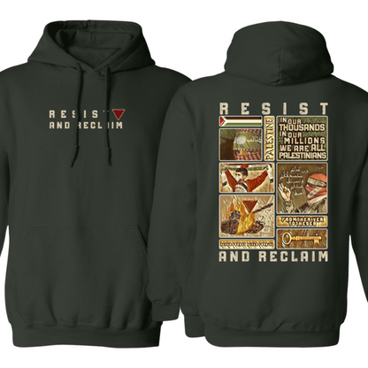 Resist and Reclaim 2 Palestine Support Hoodie