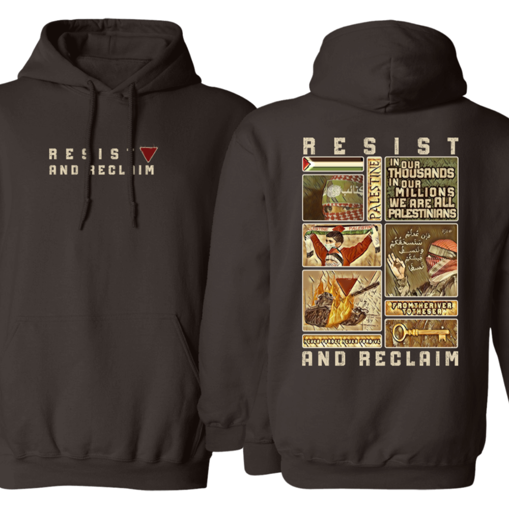 Resist and Reclaim 2 Palestine Support Hoodie