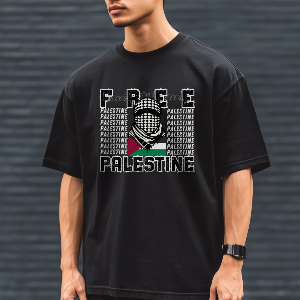 Free Palestine Keffiyeh Resistance Tshirt