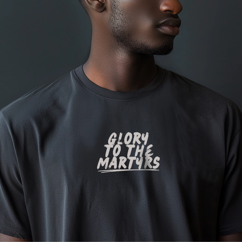 Glory to the Martyrs Red Collage Tshirt