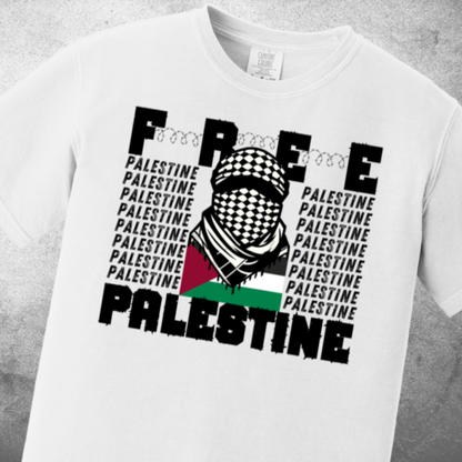 Free Palestine Keffiyeh Resistance Tshirt