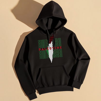 Free Palestine Green Map Hoodie