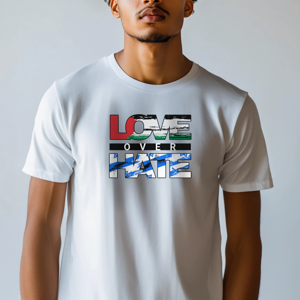 Love and Hate Palestine Support Tshirt