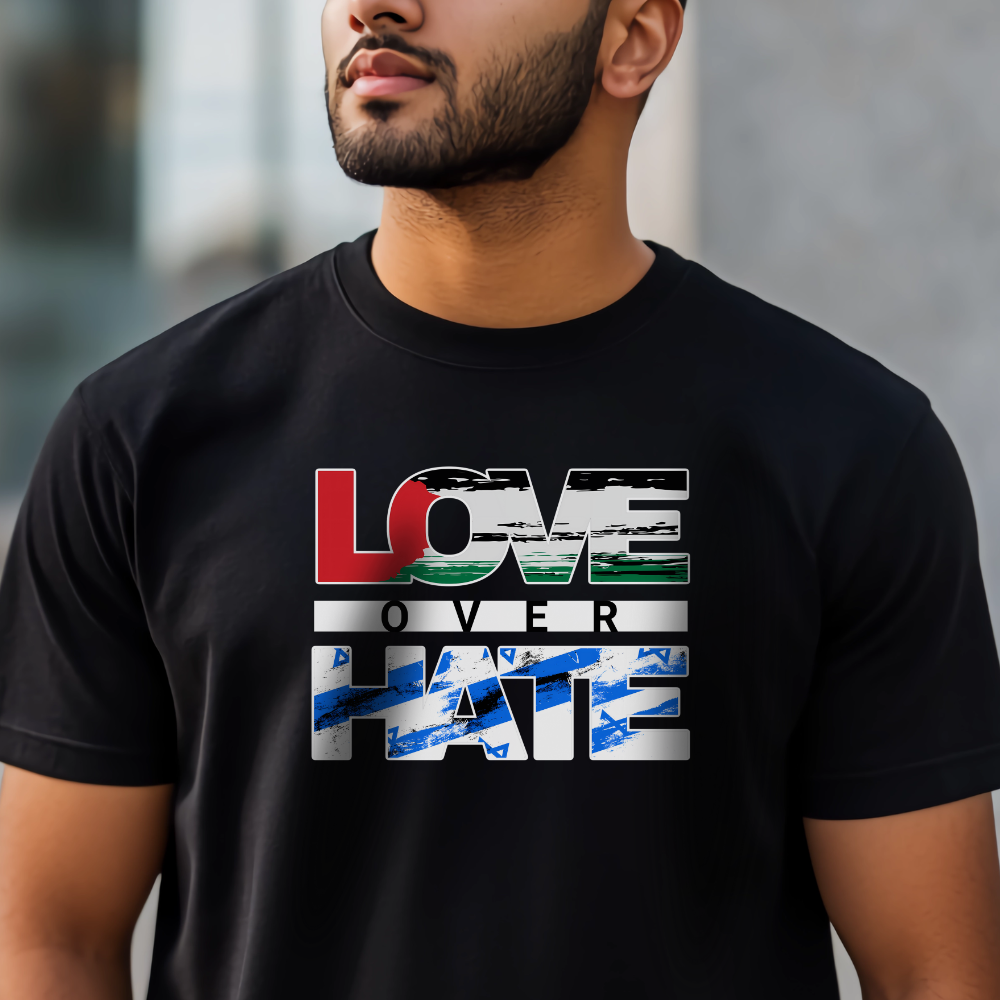 Love and Hate Palestine Support Tshirt