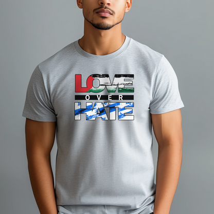 Love and Hate Palestine Support Tshirt