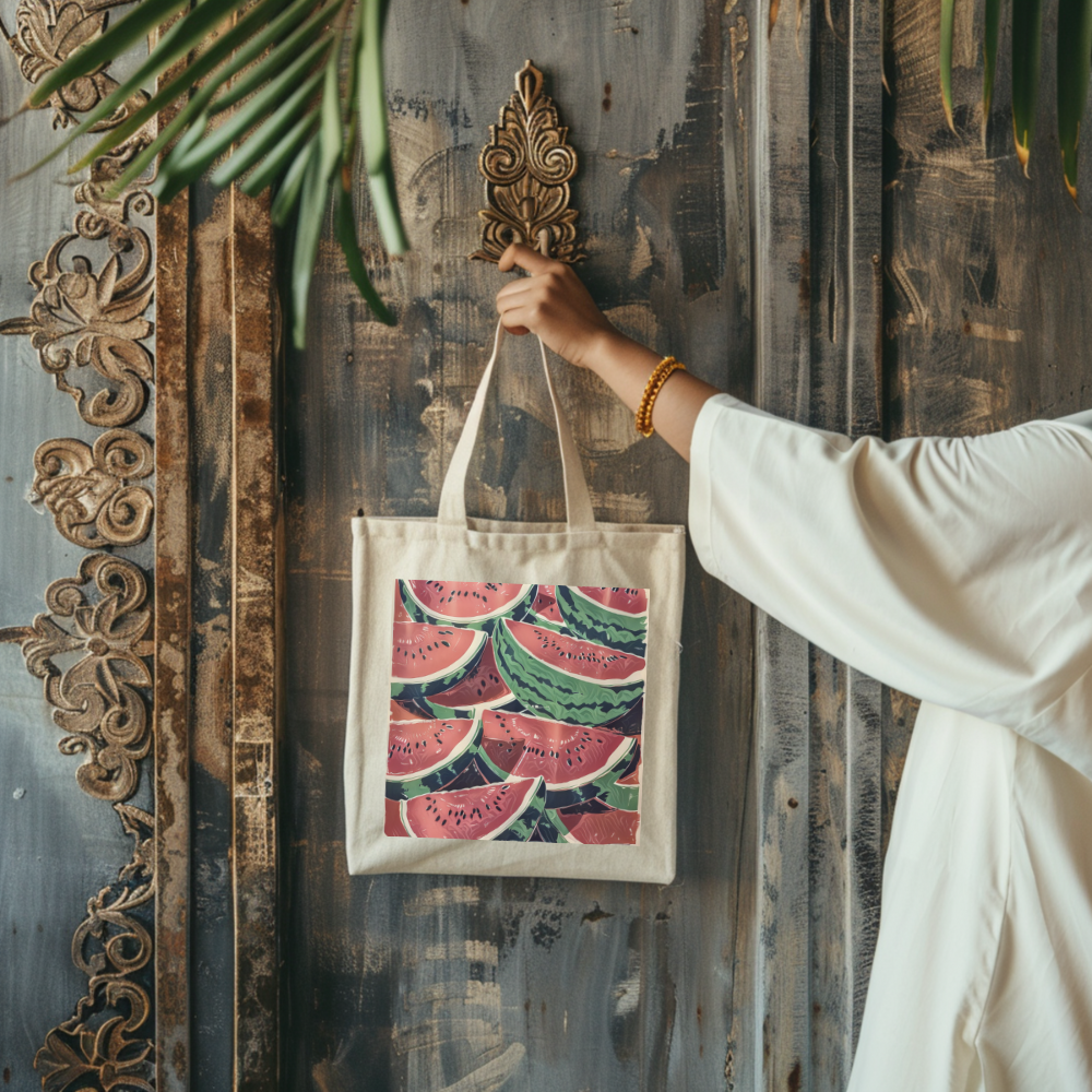 Watermelon Palestine Support Tote