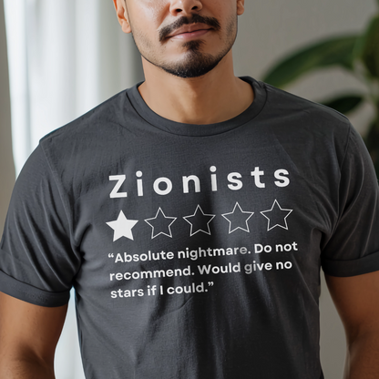 Zionists Do Not Recommend Tshirt