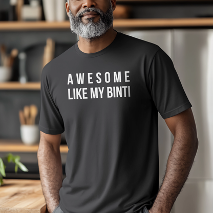 Awesome Like My Binti Muslim Dad Tshirt