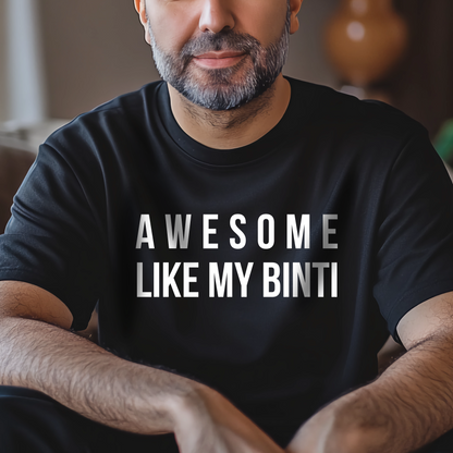 Awesome Like My Binti Muslim Dad Tshirt