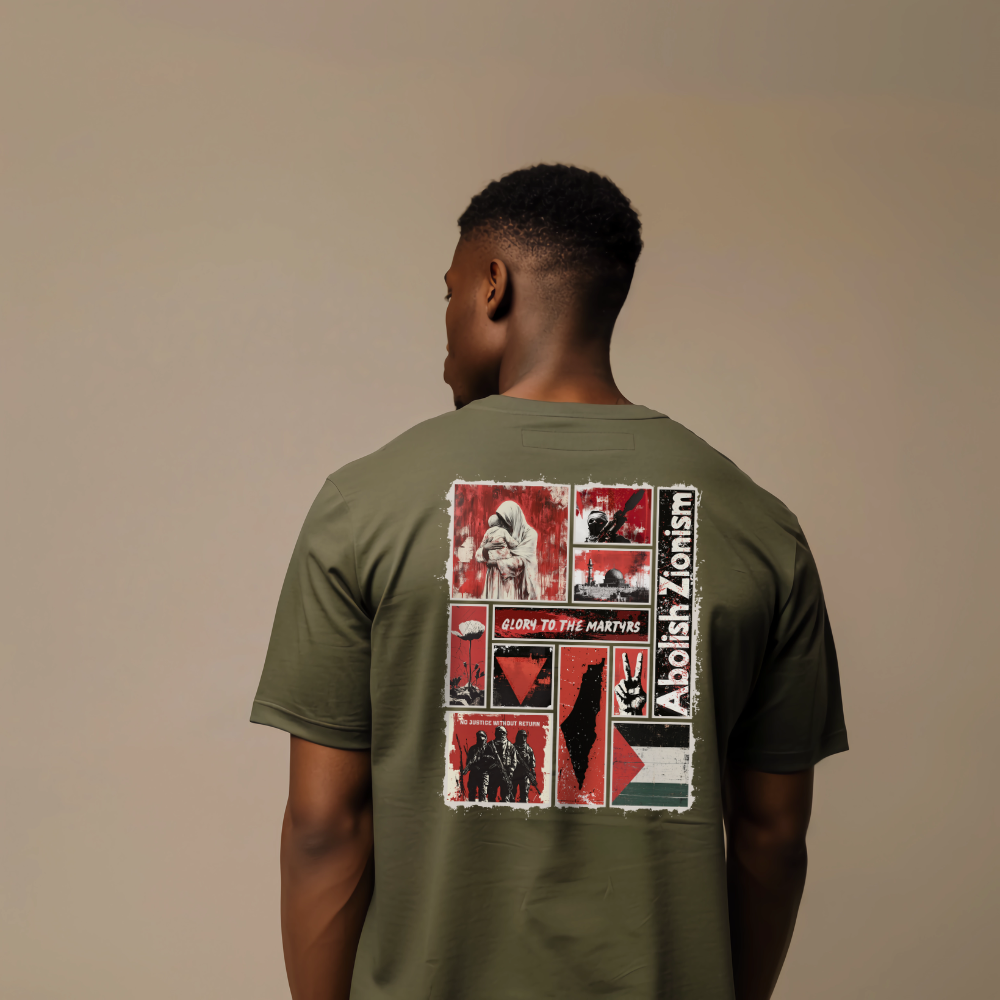 Glory to the Martyrs Red Collage Tshirt