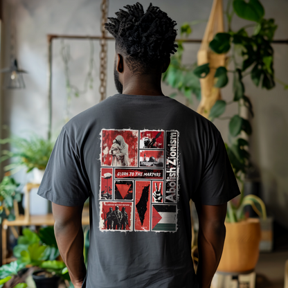 Glory to the Martyrs Red Collage Tshirt