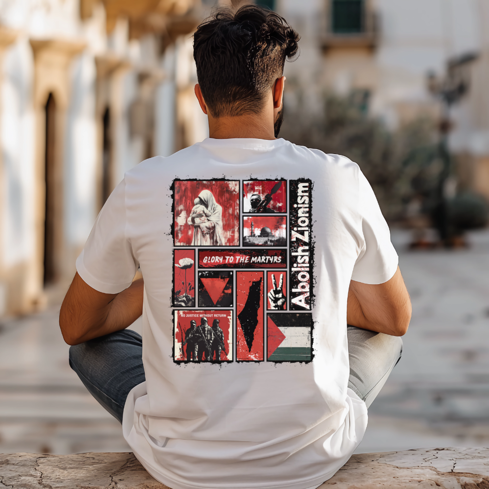 Glory to the Martyrs Red Collage Tshirt