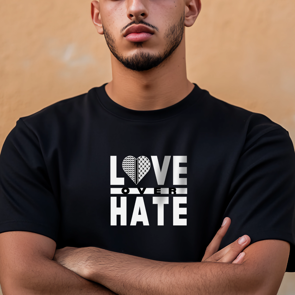 Love over Hate Palestine Tshirt