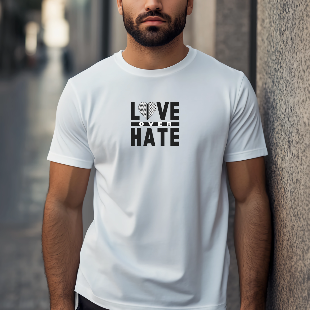 Love over Hate Palestine Tshirt