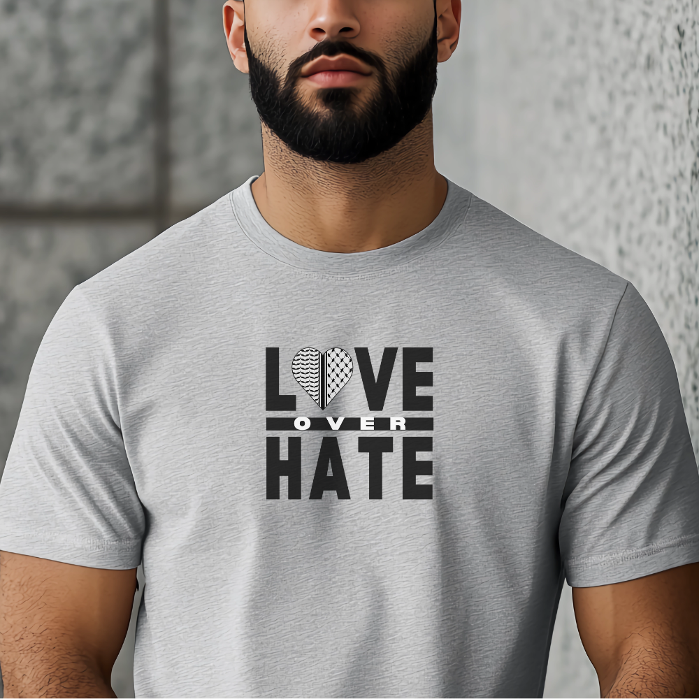 Love over Hate Palestine Tshirt