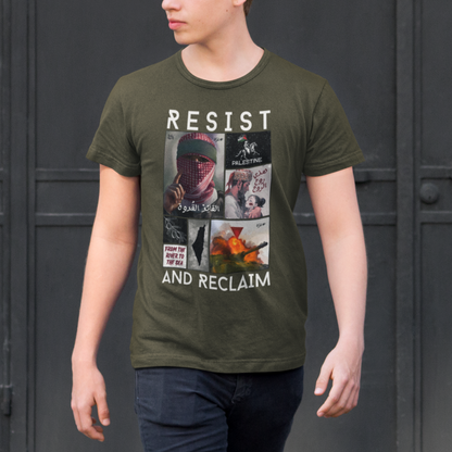 Resist and Reclaim Palestinian College Tshirt