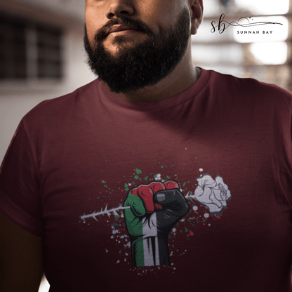 Exclusive Palestinian Design Islamic T-Shirt - SunnahBay