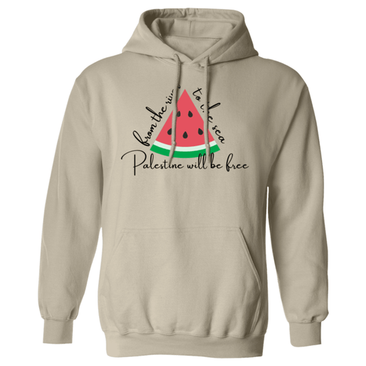 Watermelon From the River to the Sea Hoodie