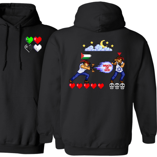 Wrath of God Gamer Palestinian Support Hoodie