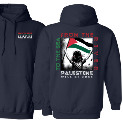 From the River to the Sea Palestine Support Hoodie