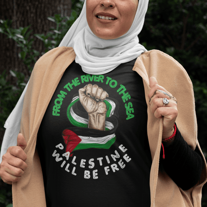 From the River to the Sea Palestine w/ Fist Tshirt