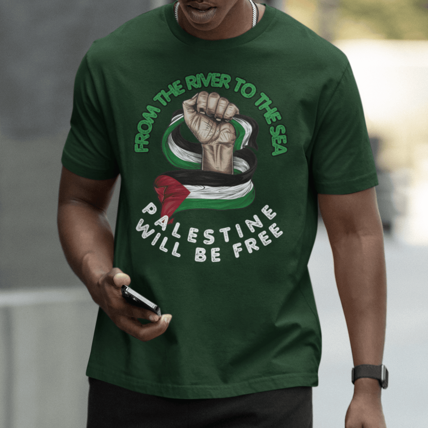 From the River to the Sea Palestine w/ Fist Tshirt