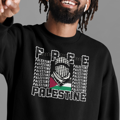 Free Palestine Keffiyeh Resistance Sweatshirt