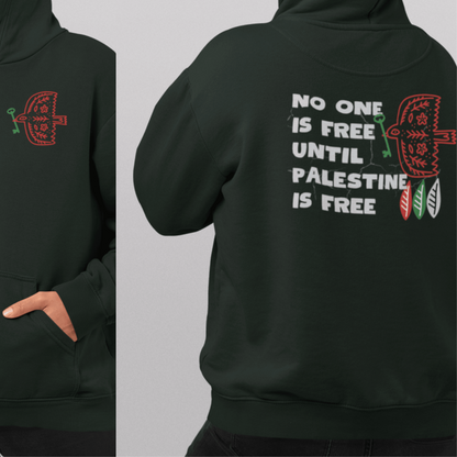 No One is Free Until Palestine is Free Hoodie