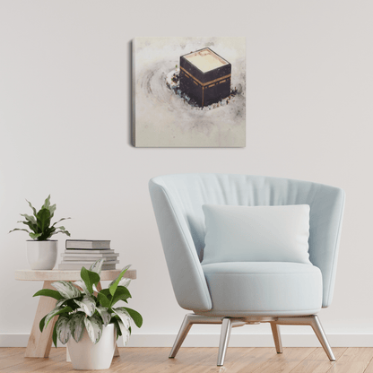 Vintage Style Print of a Kaaba Painting