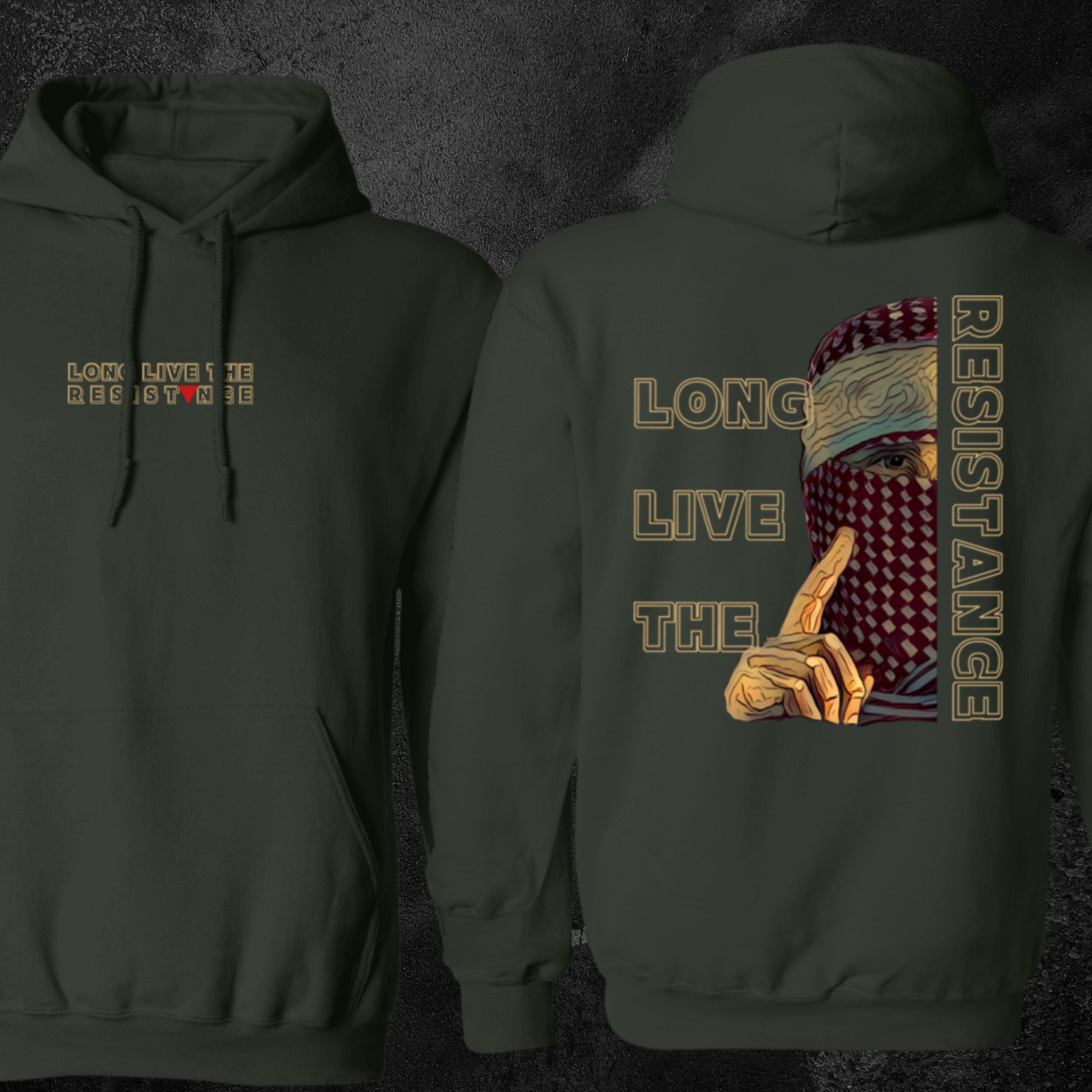 Long Live the Resistance Palestine Hoodie