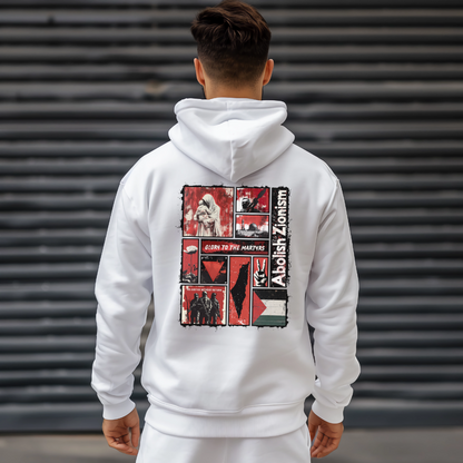 Glory to the Martyrs Red Collage Hoodie