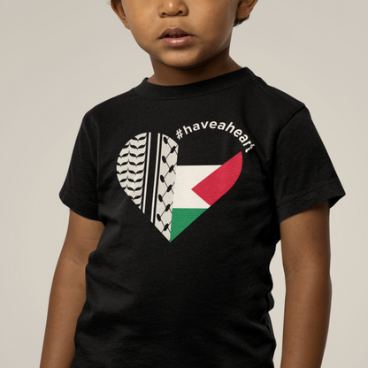 #haveaheart Toddler Palestine Support Tshirt