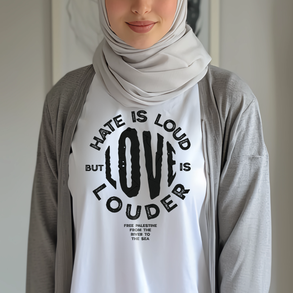 Love is Louder Palestine Tshirt