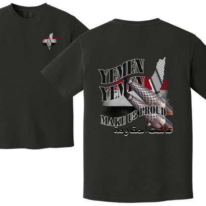 Yemen Make Us Proud Palestine Tshirt